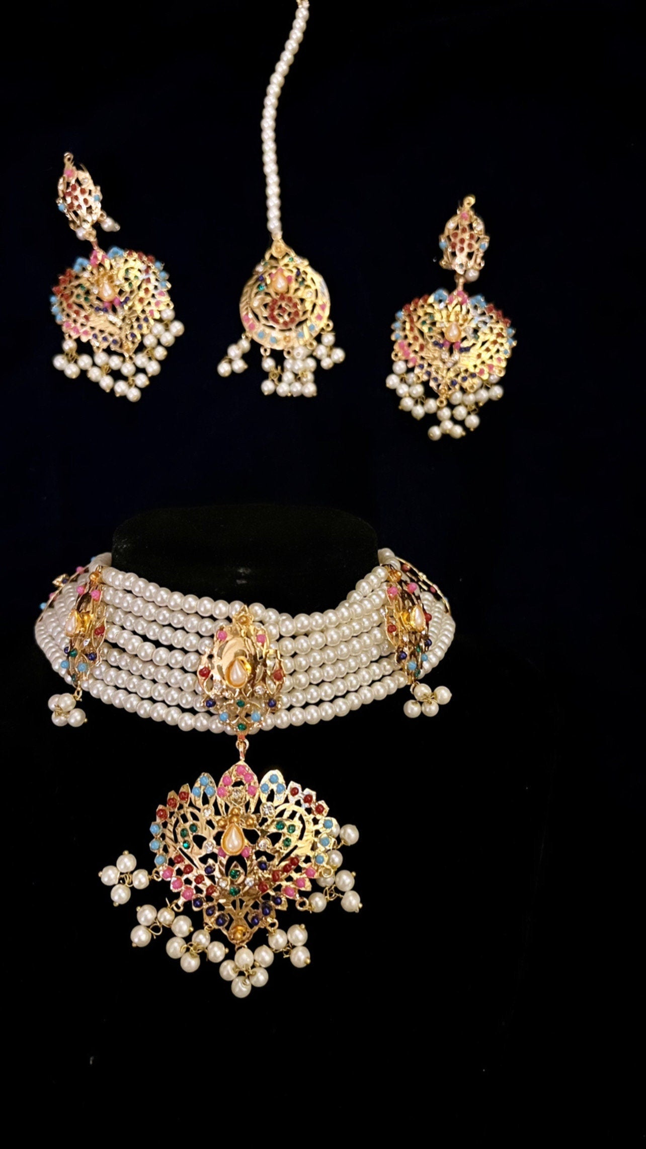 Indian Jewellery Kundan set