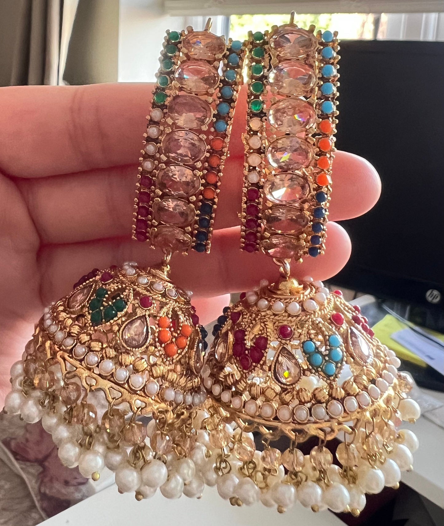 Stunning Jhumka Earrings - NEW