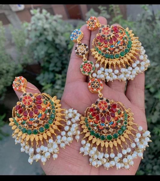 Indian tikka and earrings