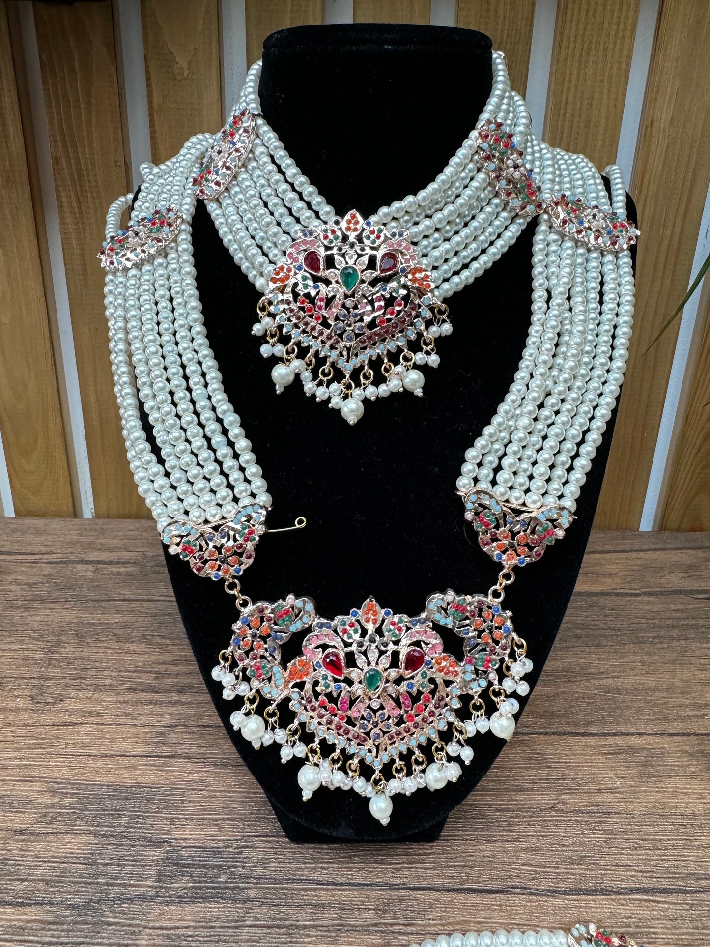 Traditional Hyderabadi style jewellery set