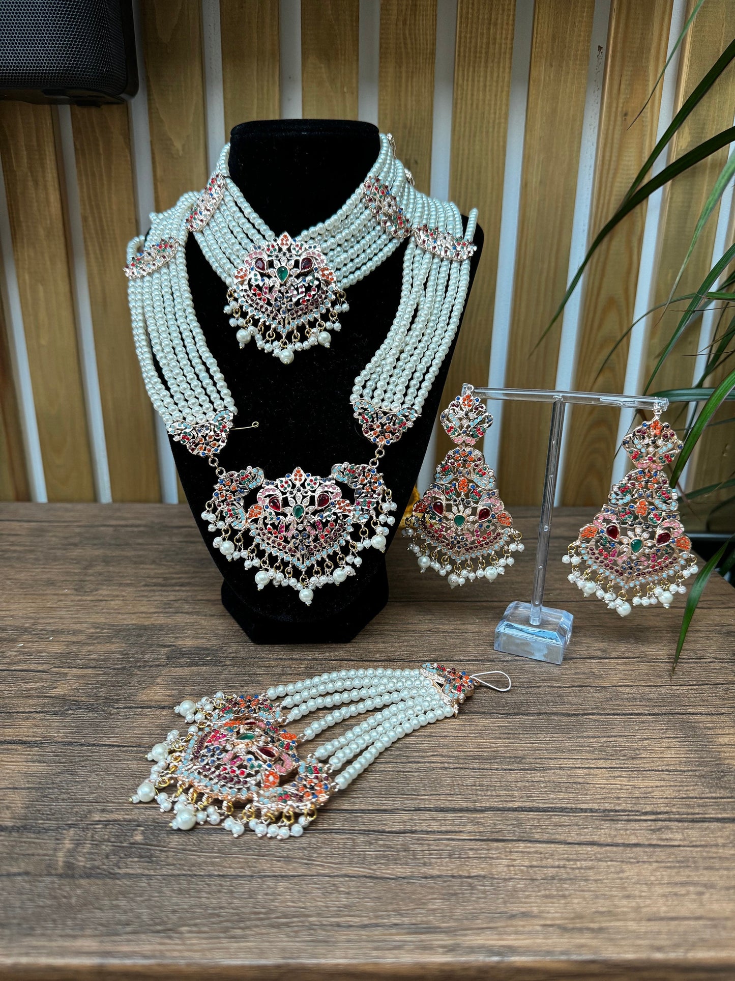 Traditional Hyderabadi style jewellery set